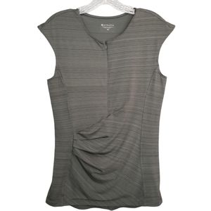 Athleta Pacifica Wrap Front Tank Gray sz MTall